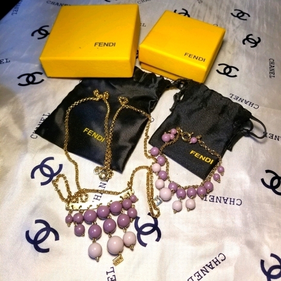 Fendi Jewelry - Fendi SET Necklace and Bracelet VINTAGE